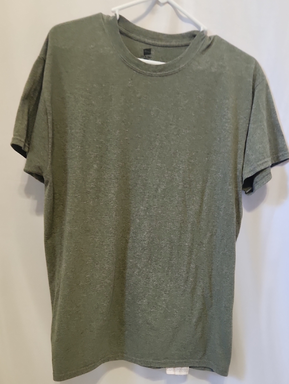 Hanes Olive Green Short Sleeve Crewneck Tee